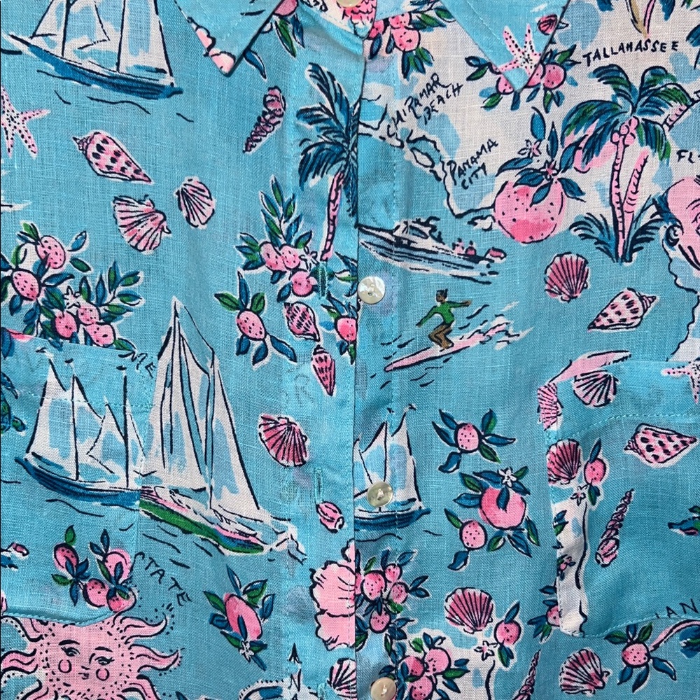 Lilly Button Down Blouse - Picture 3 of 9